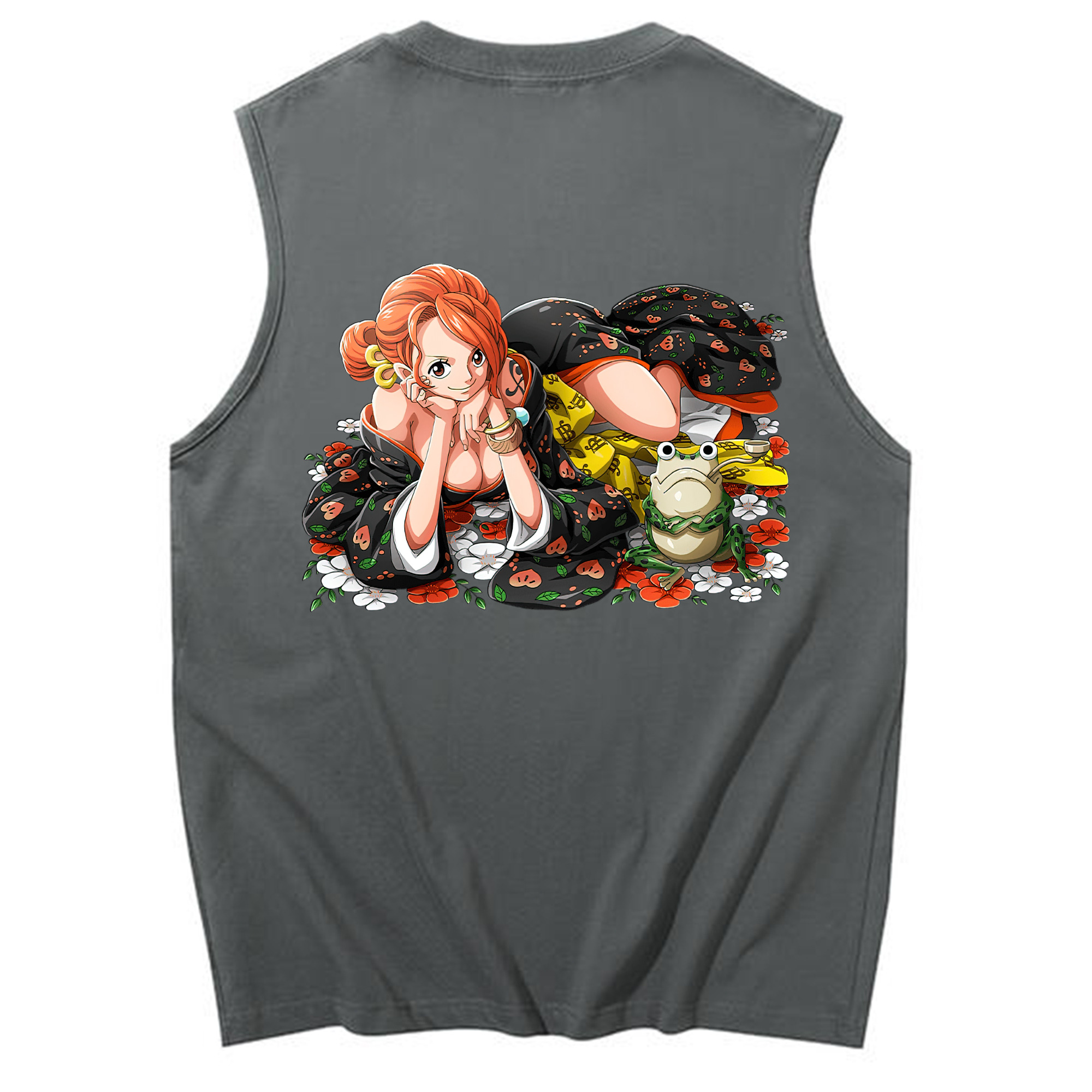 ワンピース ナミ ONE PIECE Nami コットン100％タンクトップ（背面プリント）